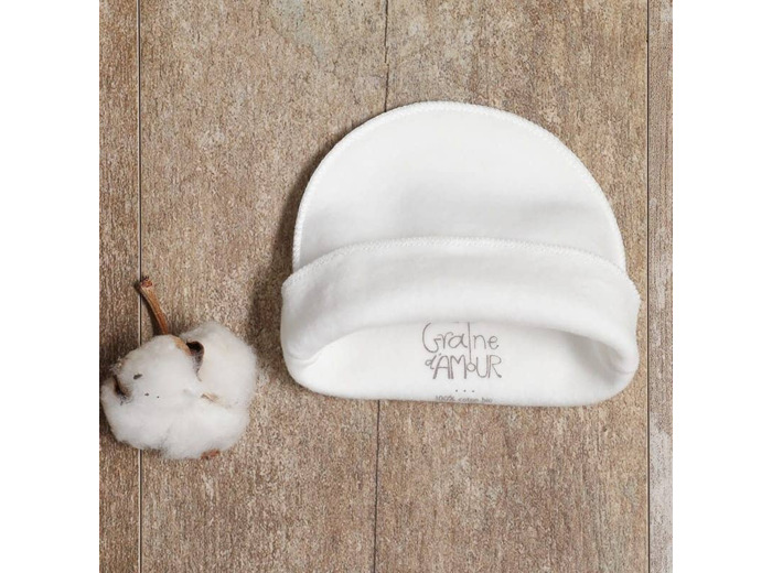 Bonnet pour bébé prématuré et naissance polaire bio