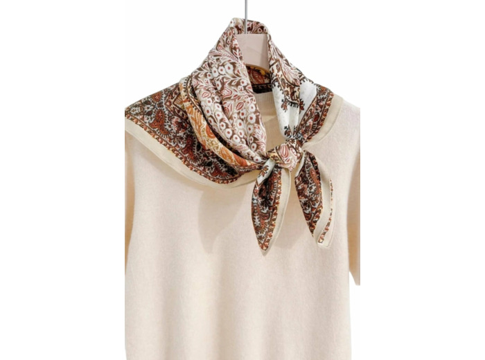 Foulard beige