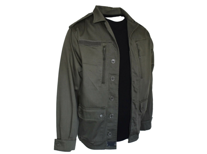 Veste F2 militaire kaki stonewashed | Inspiration Armée française