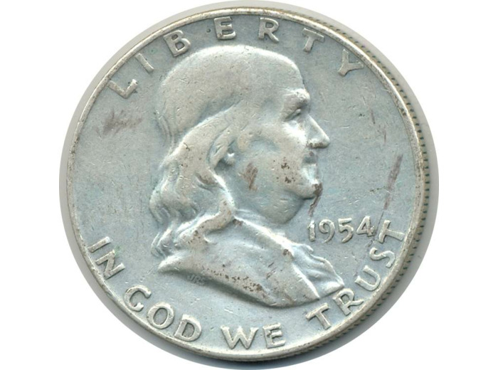 AMERIQUE (U.S.A) 1/2 DOLLAR 1954 TB+ (W199)