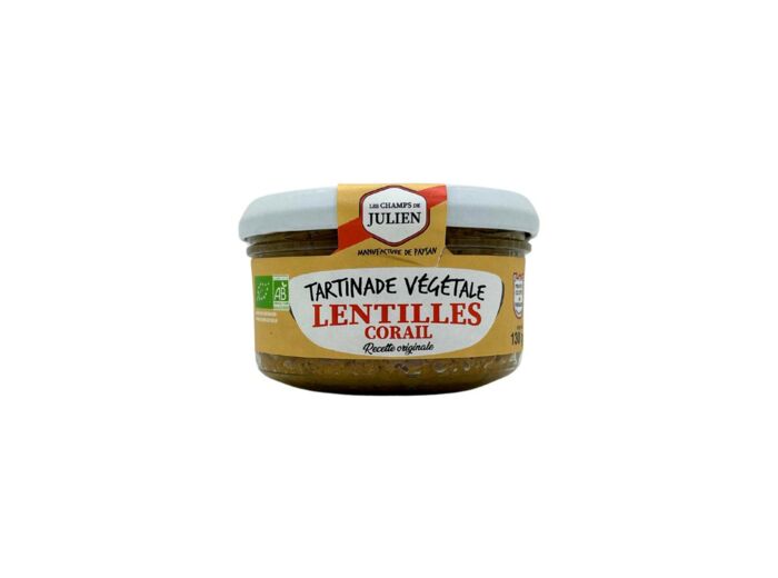 Tartinade végétale Lentilles Corails