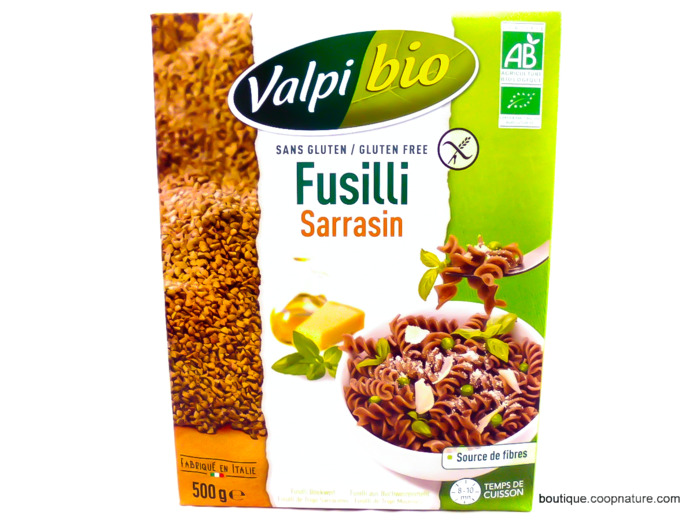Fusilli Sarrasin Sans Gluten Bio 500g
