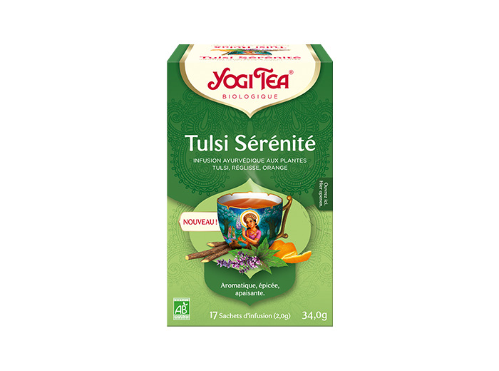 Infusion Tulsi sérénité-17 sachets-Yogi Tea