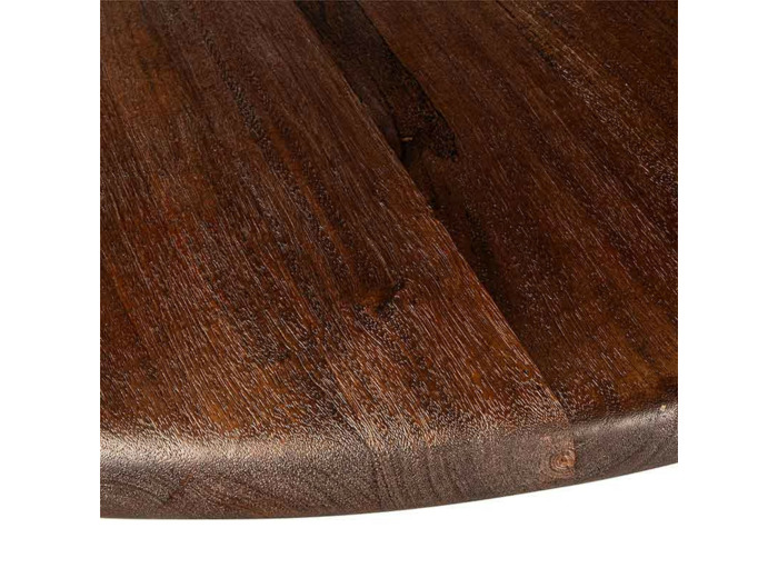 Table ronde manguier marron foncé 150x77cm