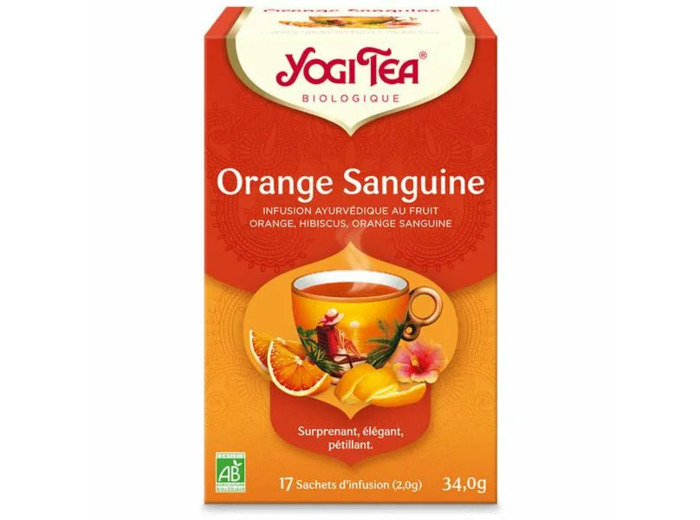 Infusion Orange sanguine Bio-17 sachets-Yogi Tea