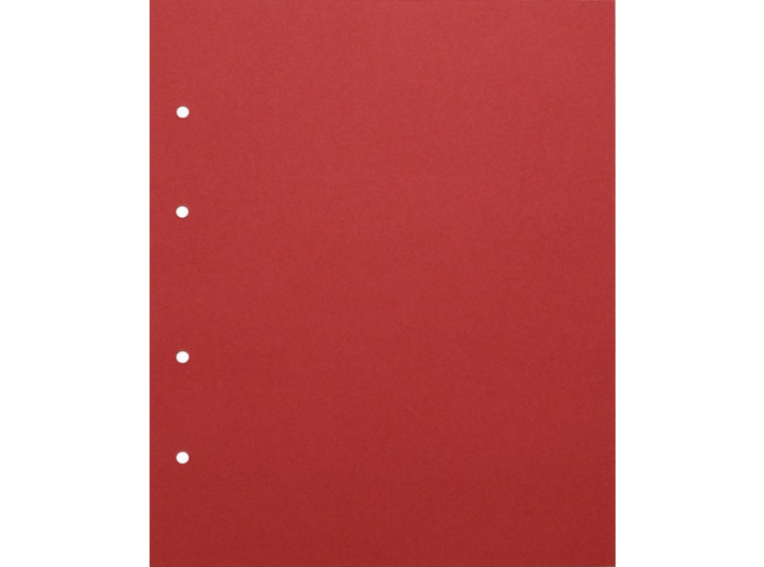 INTERCALAIRES ROUGES  HB PAR 10 Format A4 8318R  (lindner)