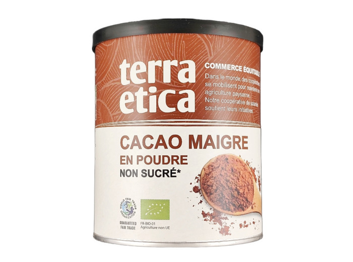 Cacao Maigre en Poudre Sans Sucre 280g Bio
