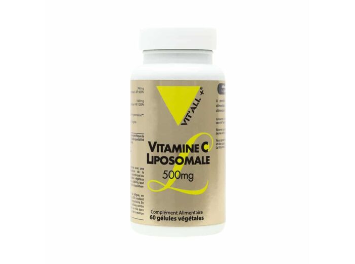 Vitamine C Liposomale-500mg-60 gélules végétales-Vit'all+