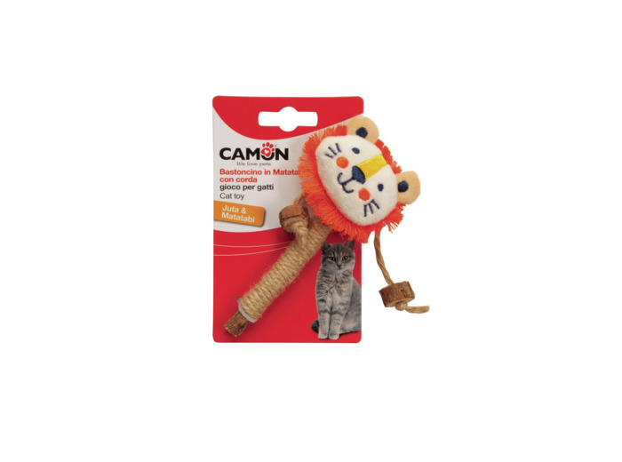 Jouet matatabi, Tête d'animaux pour chats - 14cm