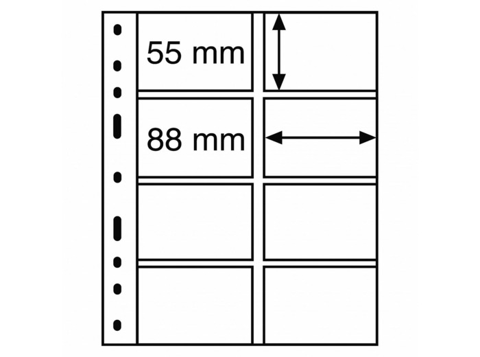 PAGE OPTIMA 8 COMPARTIMENTS TRANSPARENTES 328118