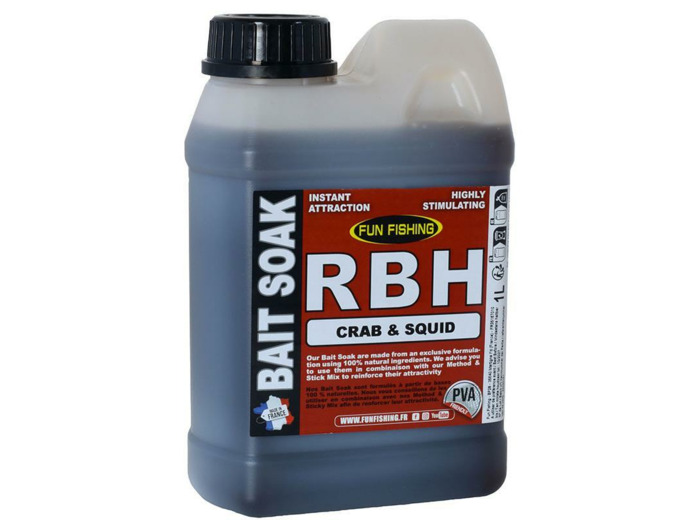 bait soak 1L crab and squid