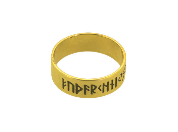 Bague en Plaqué Or Taille 60 - ANNEAU RUNIQUE