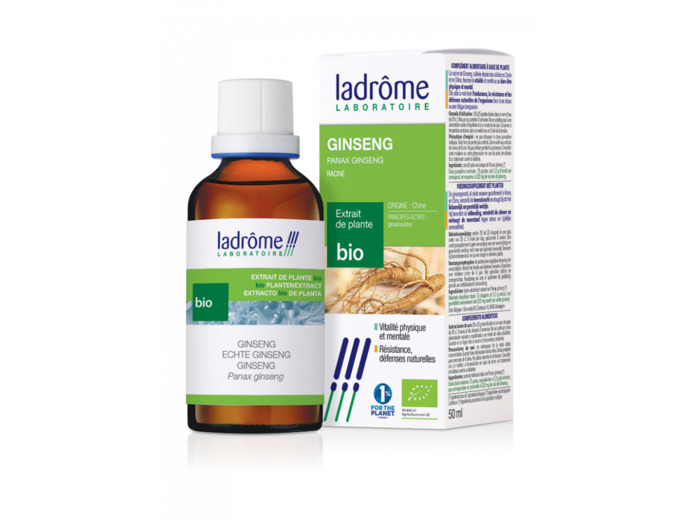 Extrait de Ginseng Bio-50ml-Ladrôme