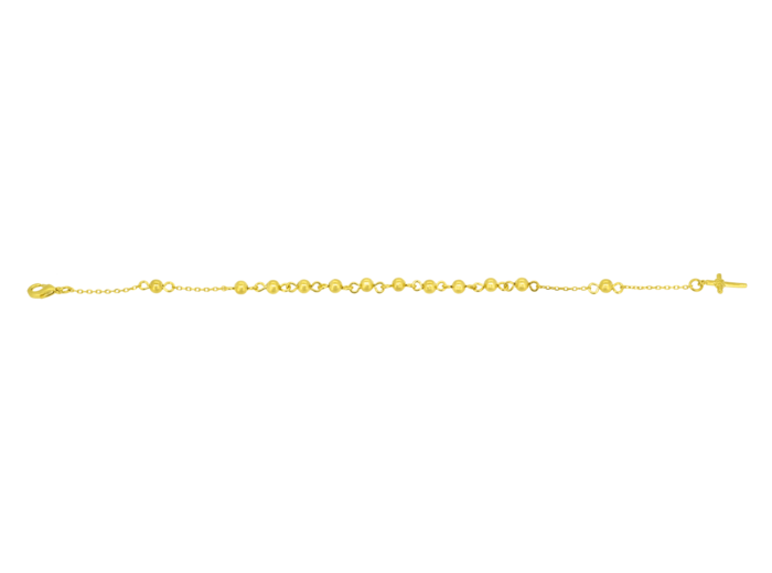 Bracelet en Plaqué Or - DIZAINIER + CROIX