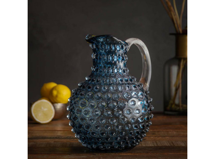 Carafe cristal ardoise pointe de diamant 2L 18x25cm