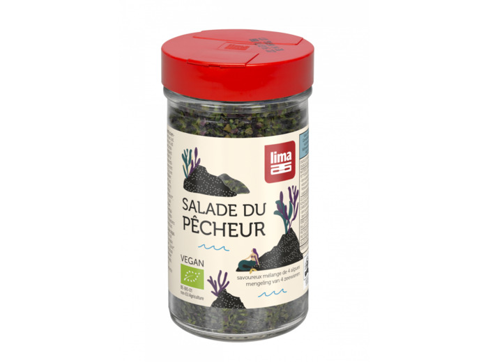 Salade du pêcheur bio en paillettes-40g-Lima
