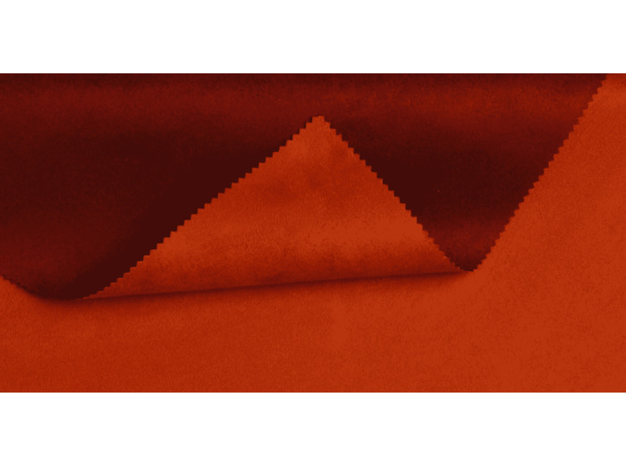 Alaska ORANGE BRIQUE 140cm siège-occultant-réversible-phonique-thermique-antitac