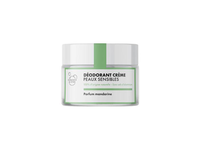 Baume déodorant Peaux sensibles Mandarine 50g