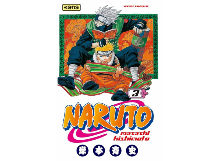 NARUTO - TOME 3 AVEC STICKER EURO