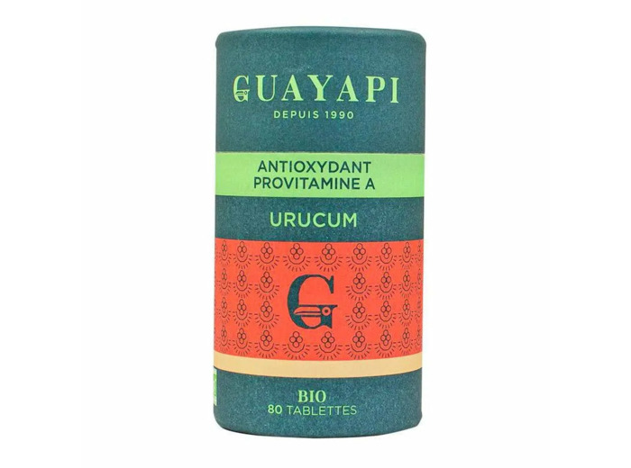 Urucum Bio-80 Tablettes-Guayapi-Antioxydant et Protection Solaire