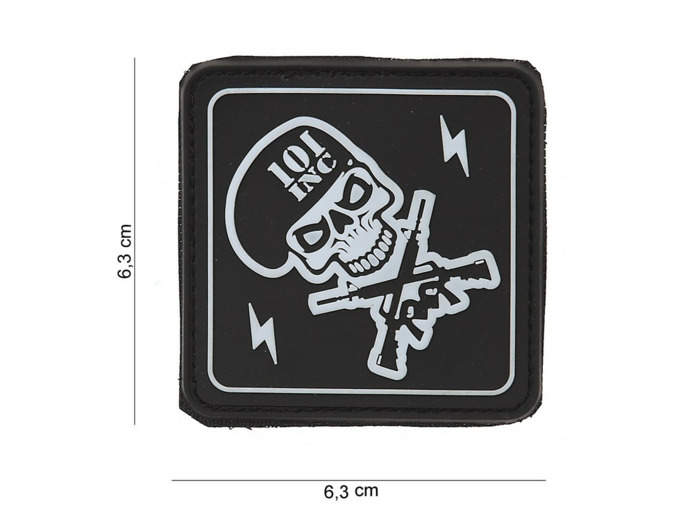 Badge PVC 101 Inc Tête de mort