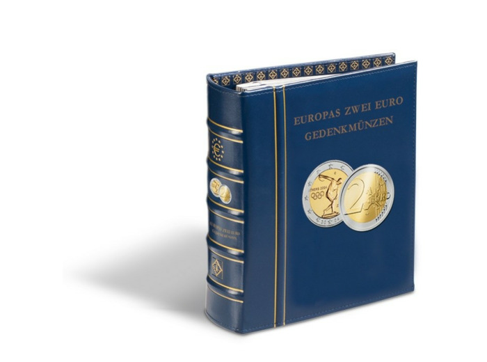 ALBUM PREIMPRIME CLASSIC OPTIMA POUR 2 EURO COMMEMORATIVE BLEU Tome 1 343381