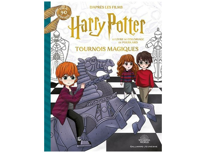 Harry Potter - Le Livre de coloriage de Poudlard - Tournois magiques