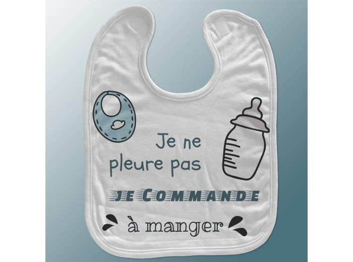 Bavoir personnalisé bébé