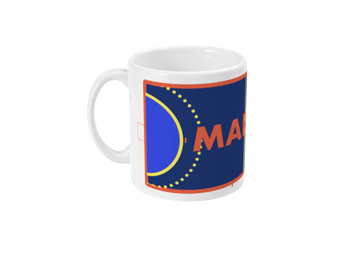 Tasse ou mug "Terrain de handball " - Personnalisable