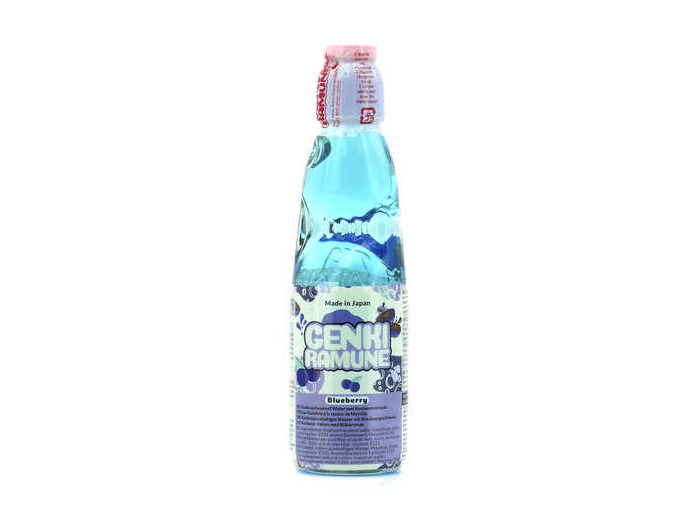 GENKI RAMUNE Limonade Japonaise Myrtille (BLUEBERRY) 200 ML