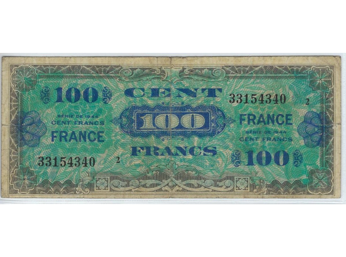 FRANCE 100 FRANCS Type FRANCE 1945 SERIE 4 TB+ 643