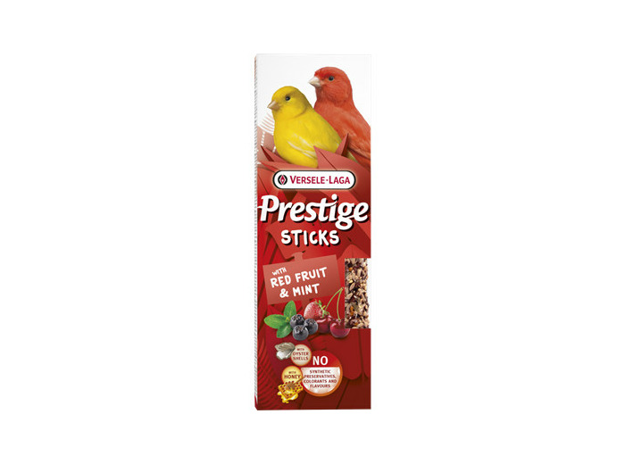 PRESTIGE Sticks, Canaris avec Fruits Rouges & Menthe - 2 x 30g