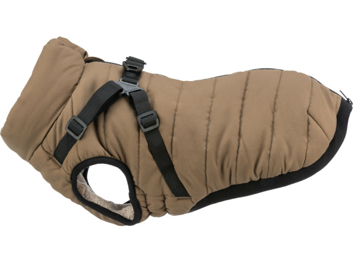 TRIXIE, Manteau PIROU d'hiver avec harnais intégré (sable)