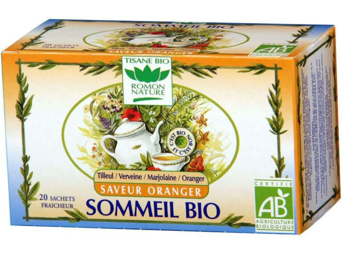 TISANE SOMMEIL SAVEUR ORANGER 20X1,6G Romon Nature