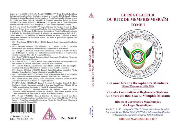 Le Régulateur du Rite de Memphis - Misraïm - TOME II