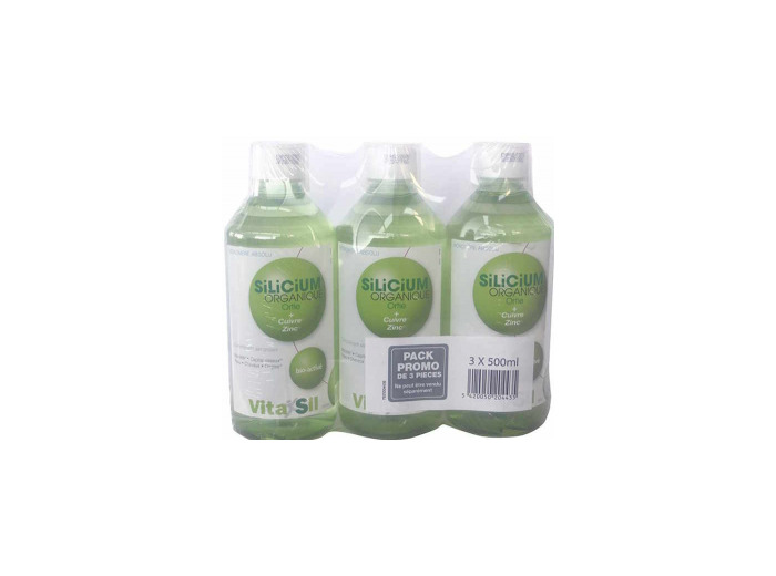 Silicium Organique Pack Promo Lot de 3 x 500ml soit 1500ml