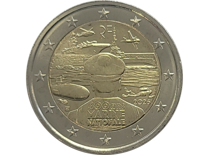 FRANCE 2026 2 EURO MARINE NATIONALE UNC