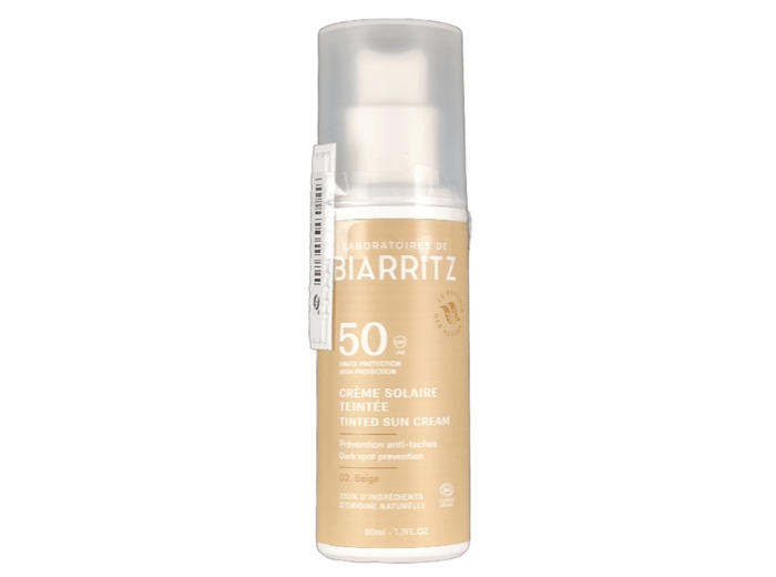 Crème Solaire Teintée Visage SPF50 Beige 50ml