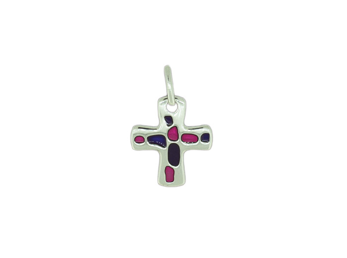 Croix 16mm en Argent 925 - VITRAIL