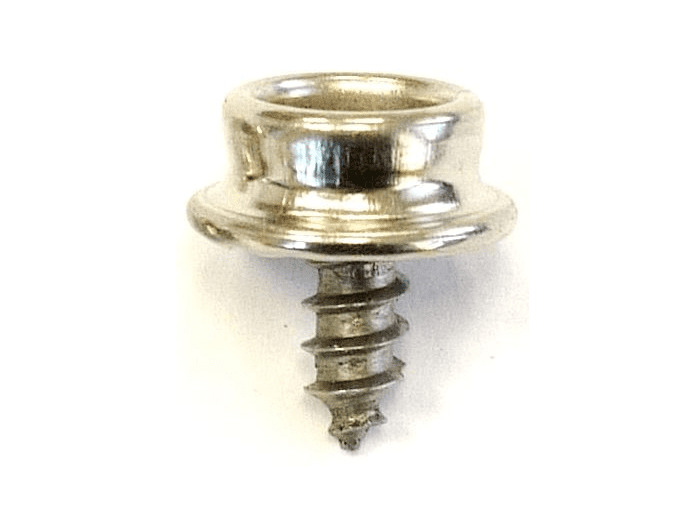 Partie mâle du bouton pression, avec vis cruciforme sertie G4712 3/8C 100 pièces