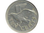 BARBADES 10 CENTS 1979 TTB+