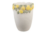 Vase céramique aux citrons 17x23cm