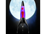 Lampe à lave fusée Telstar Rocket noire