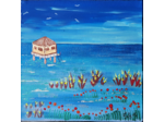Tableau 3D 20x20 cm Série "Home Sweet Home" #5