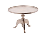 Table d'appoint Mirella aluminium 65x44cm