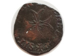 ITALIE PIEMONT COMTE DE DECIANE DESANA DAUPHIN TIZZONE Liard 1584 H couronnée