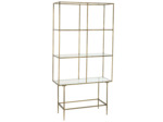 Etagère 3 étages verre et fer 100x40x200cm