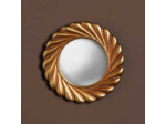 Miroir convexe doré Volupté 16x2x16cm