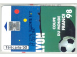 TELECARTE NSB 50 UNITES 04/98 LYON COUPE DU MONDE FRANCE 98 F850