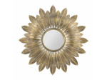 Miroir Belisama fer doré 32x32x2cm